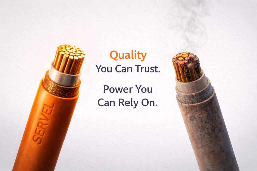 High-quality electrical cables by Servel India ensuring reliable and safe power transmission
